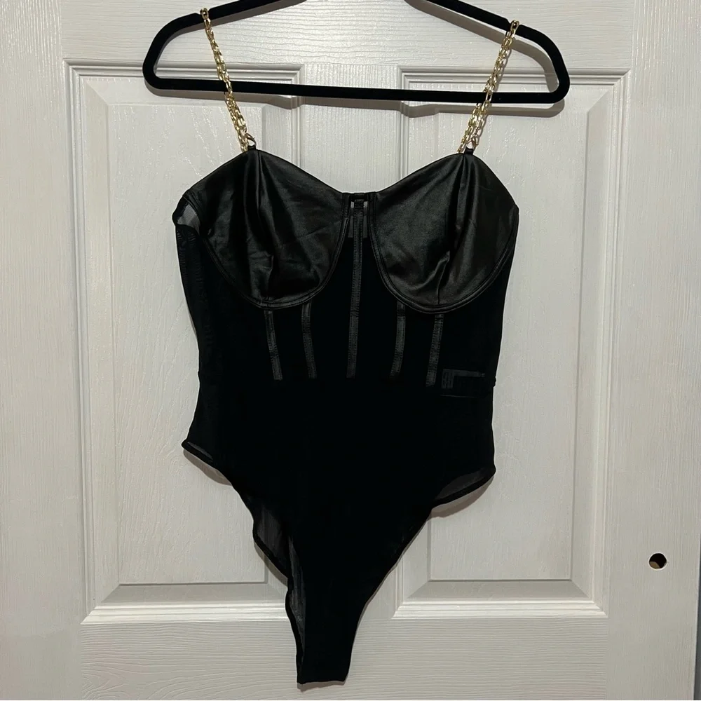 💗 *NWOT* SHEIN - Women’s Mesh Bodysuit - Picture 2 of 7